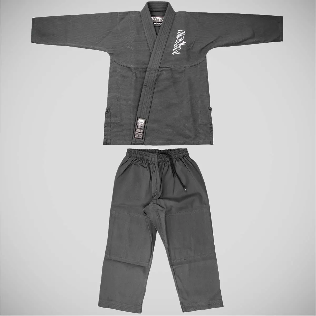 Grey Venum Contender Kids BJJ Gi