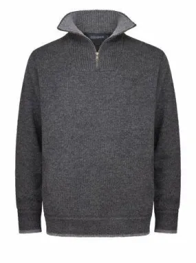 Half zip Sweater Charcaol