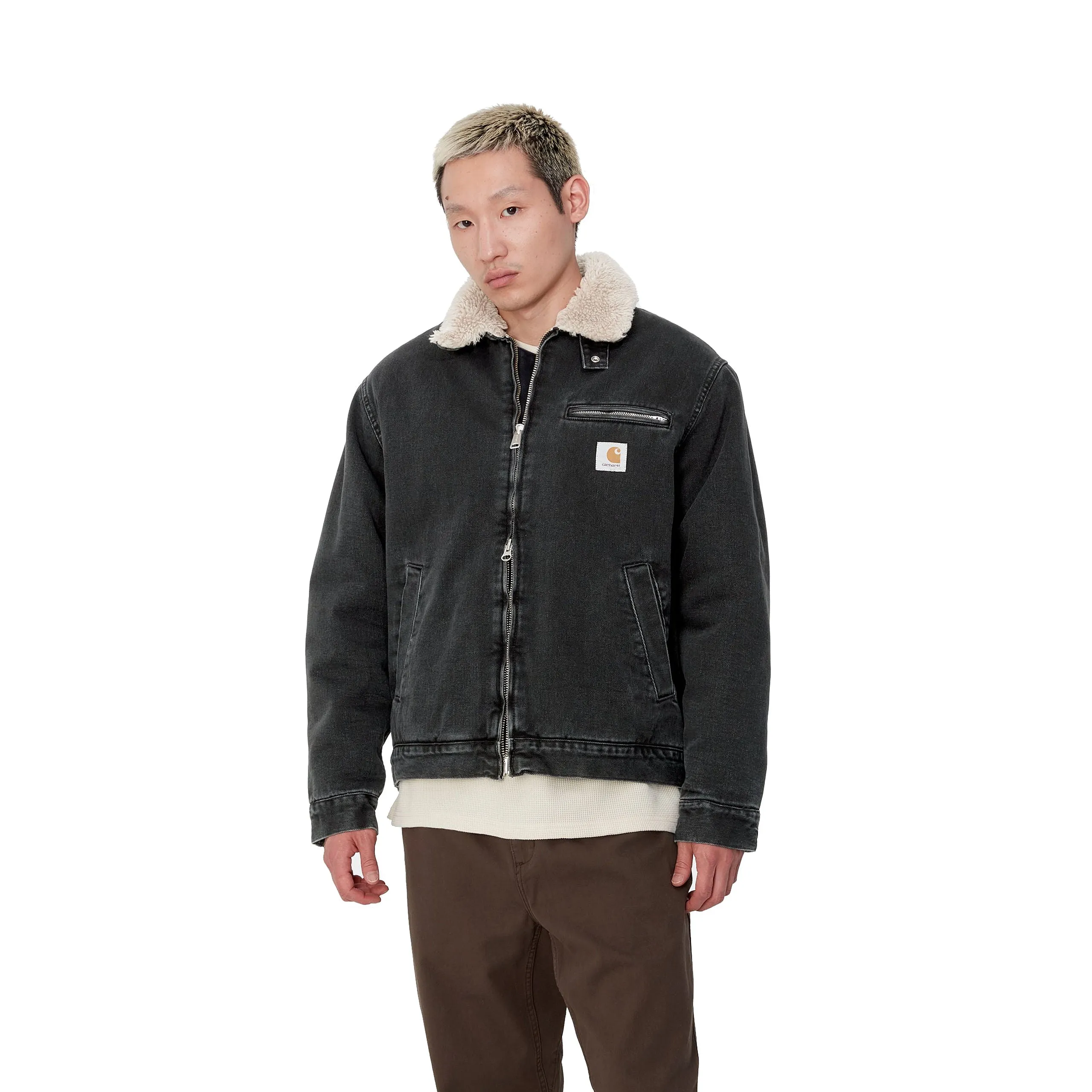 HERALD JACKET BLACK / WALL STONE WASHED