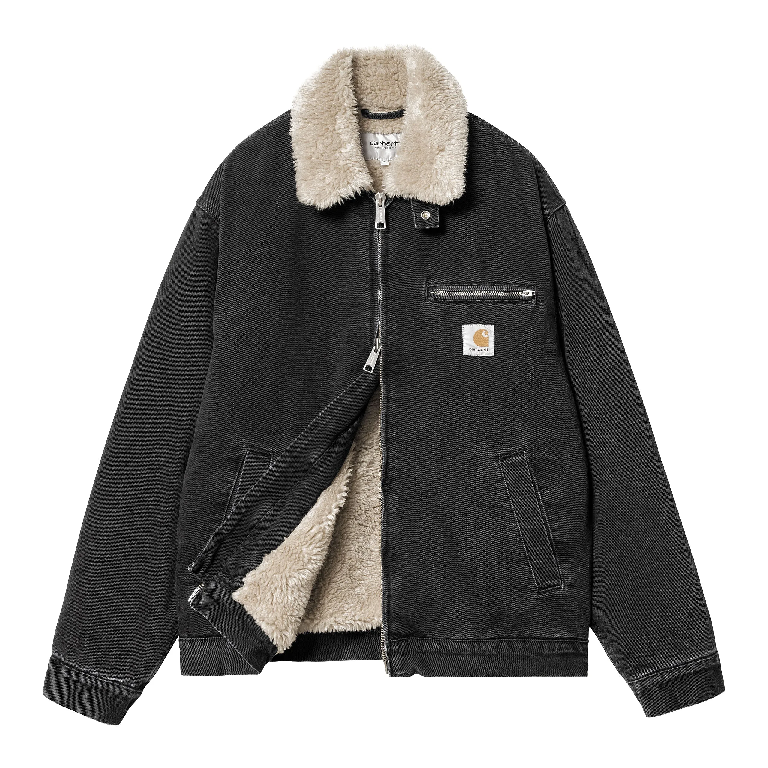 HERALD JACKET BLACK / WALL STONE WASHED