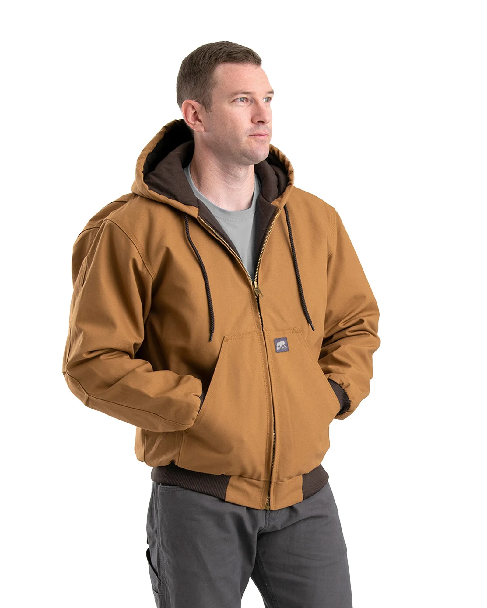 Heritage Duck Hooded Active Work Jacket