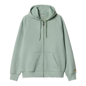 HOODED CHASE JACKET FROSTED GREEN / GOLD