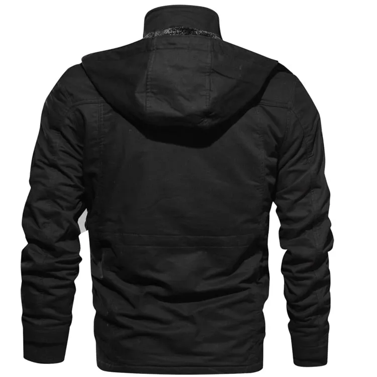 Hooded Fleece Thermal Tactical Coat