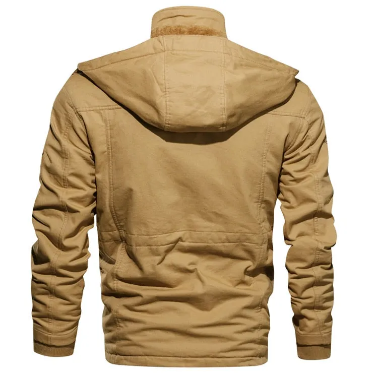 Hooded Fleece Thermal Tactical Coat