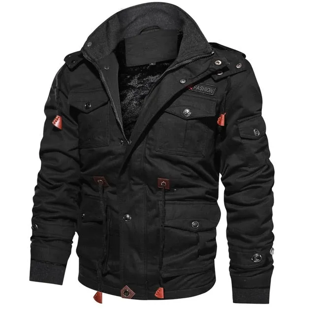 Hooded Fleece Thermal Tactical Coat