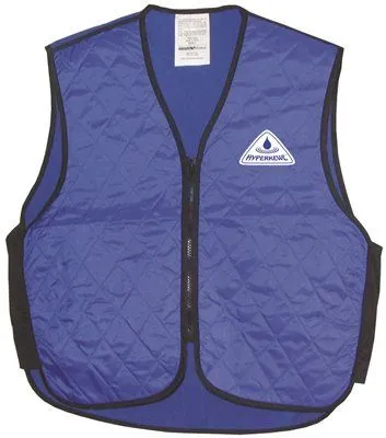 Hyperkewl Evaporative Sport Cooling Vest Blue Large 10 Per Case