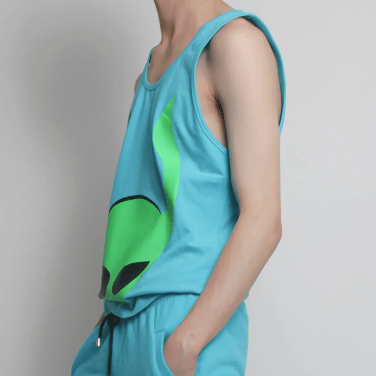 INVASION EASY VEST TURQUOISE