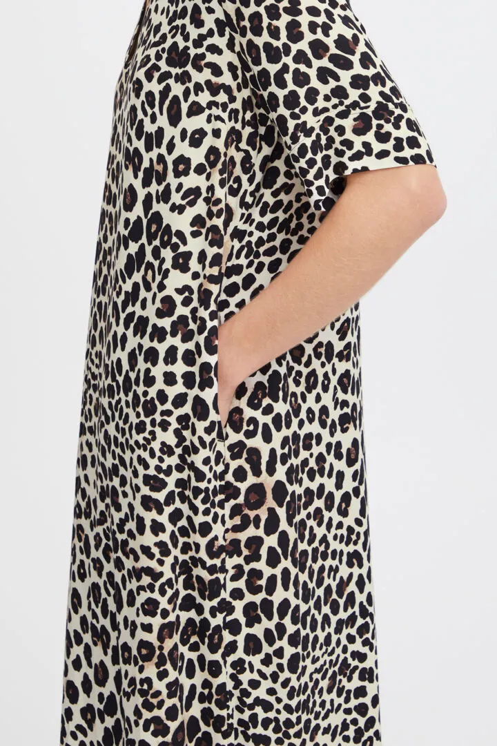 Joella Dress - Black Leo Mix