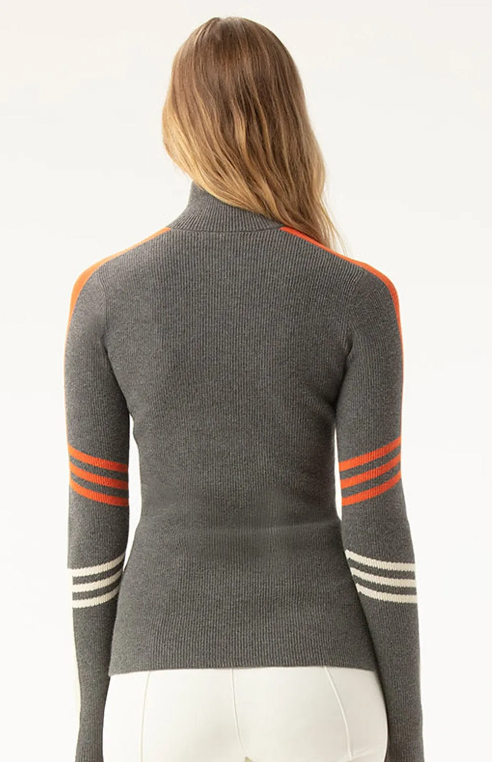 Kate 1/2 Zip Sweater | Heather Grey