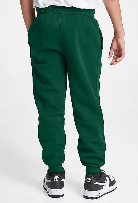 Kids Solid Unisex Sweat pants (Fleece) Green