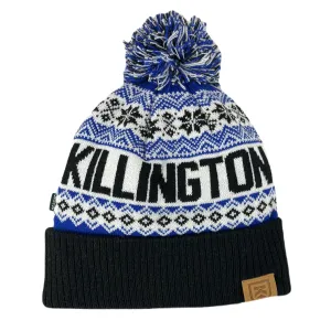 Killington North Pole Knit In Cuff Beanie with Pom