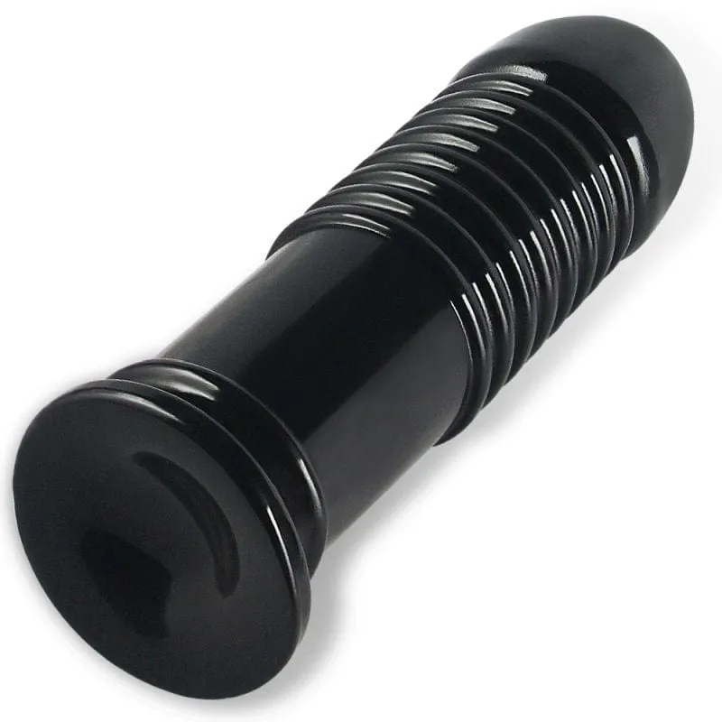 King Sized Anal Bumper 8in Black