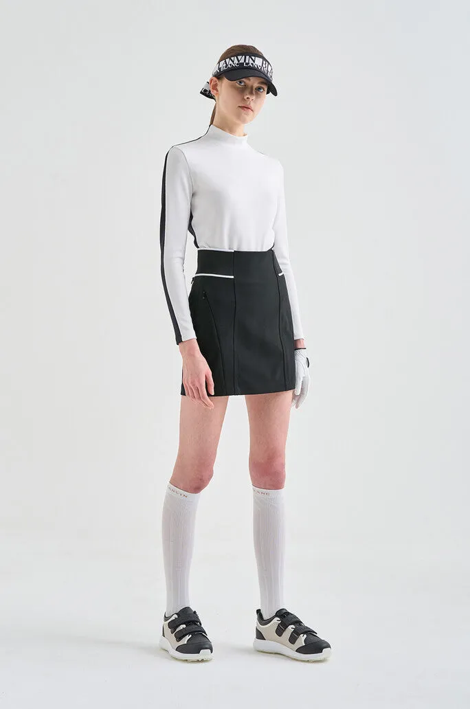 Lanvin Blanc Back Logo Skirt