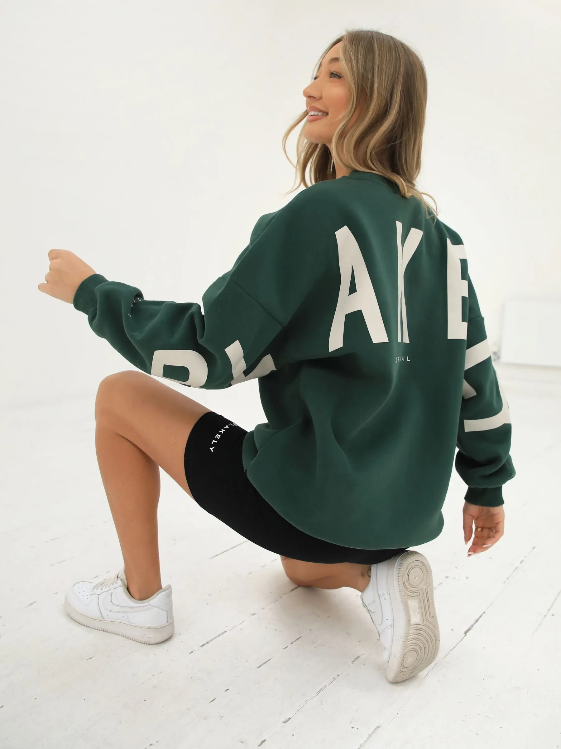 Life & Style II Isabel Oversized Jumper - Forest Green