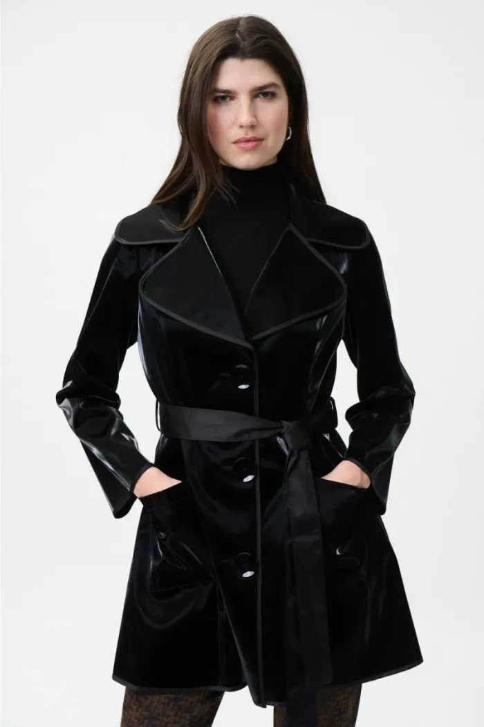 Liquid Leather Trench