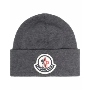 Logo-Patch Wool Beanie