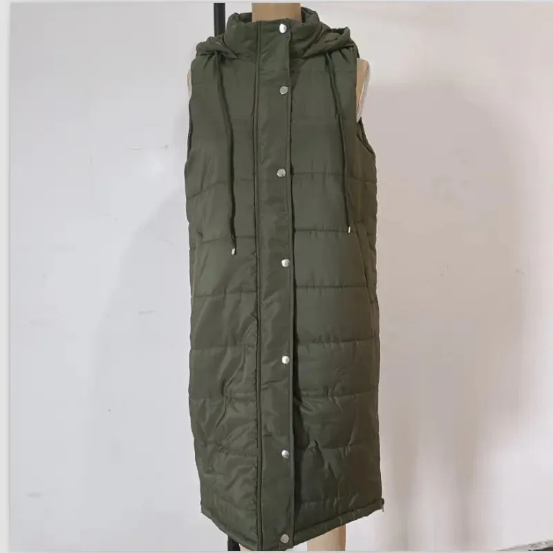 Long with Hood Outdoor Vest