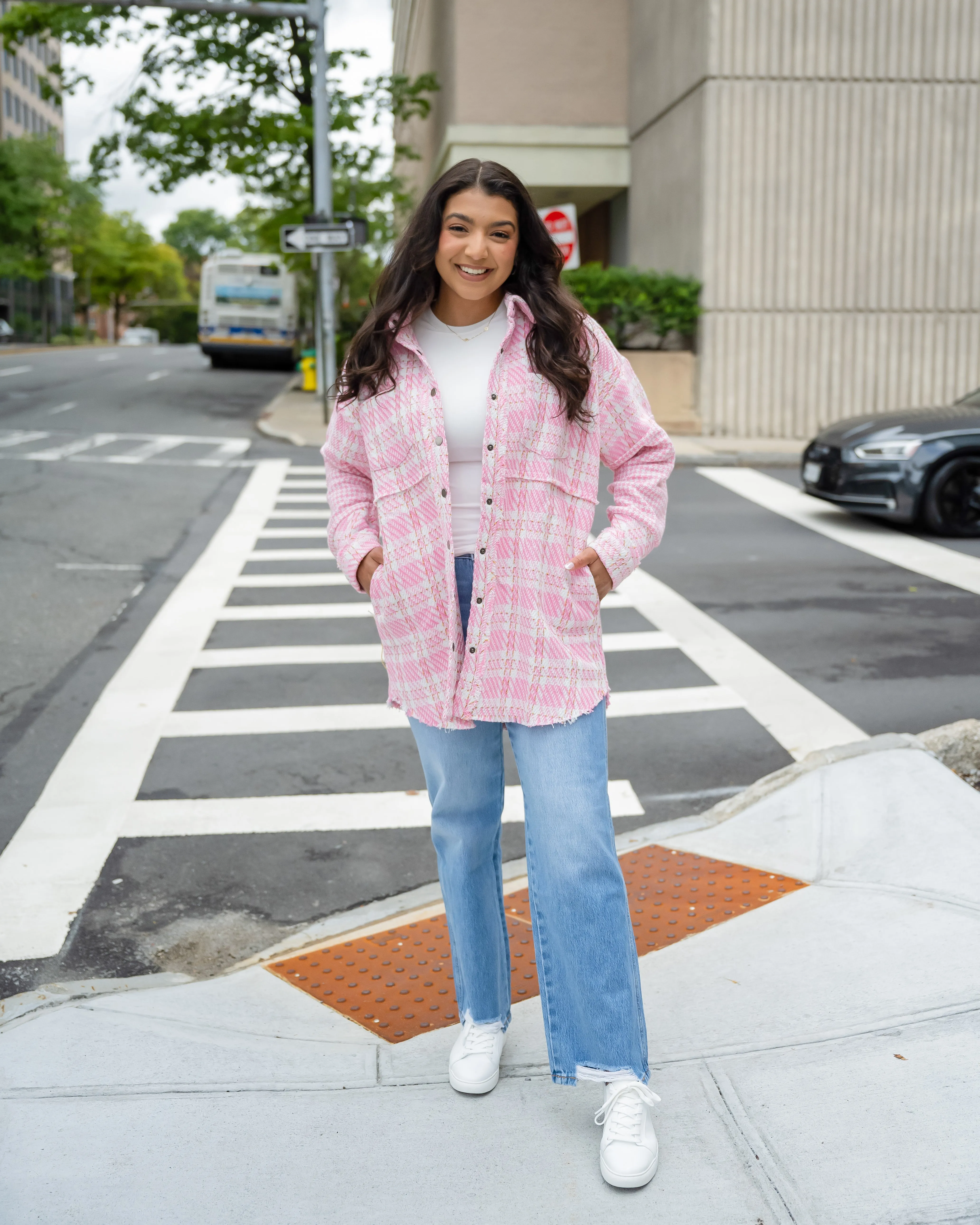 Lover Pink Tweed Jacket