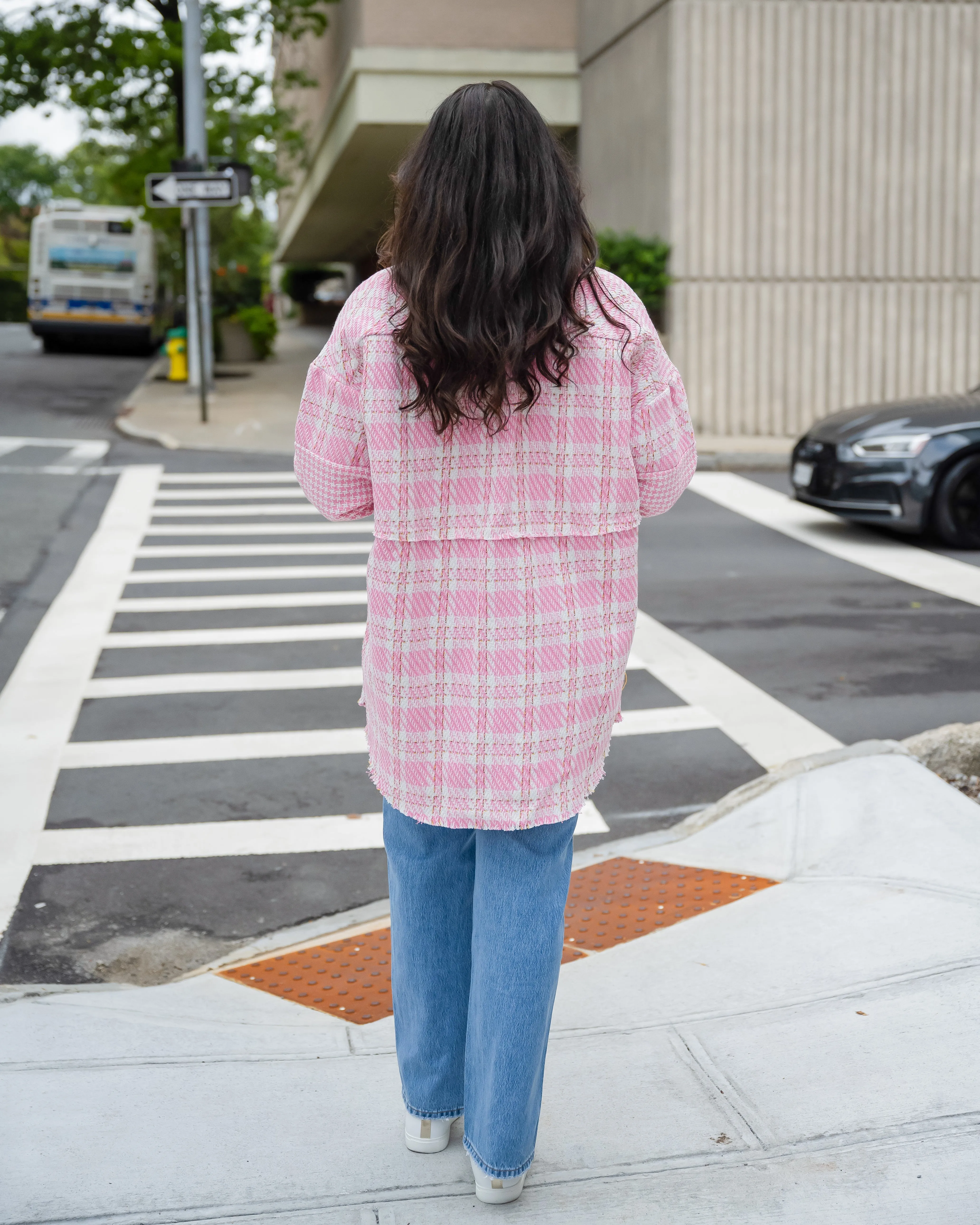 Lover Pink Tweed Jacket