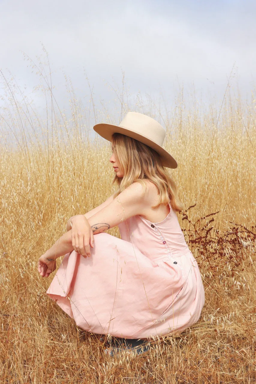 Lucy Recycled Flour Sack Dress