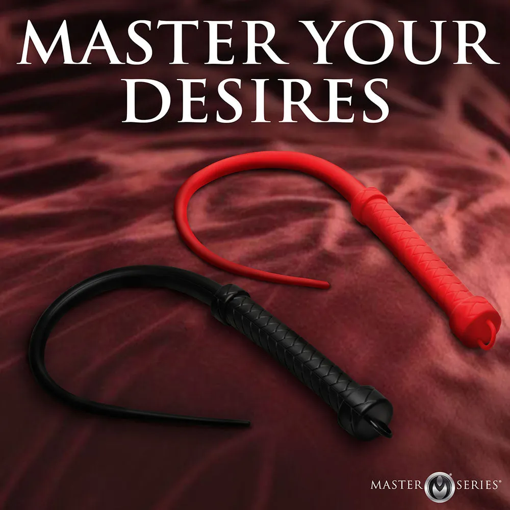 Master Series Viper Tail Silicone Whip Black