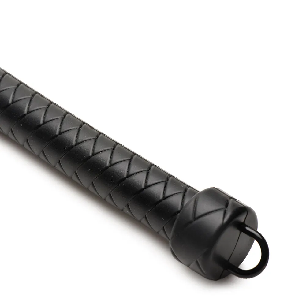 Master Series Viper Tail Silicone Whip Black