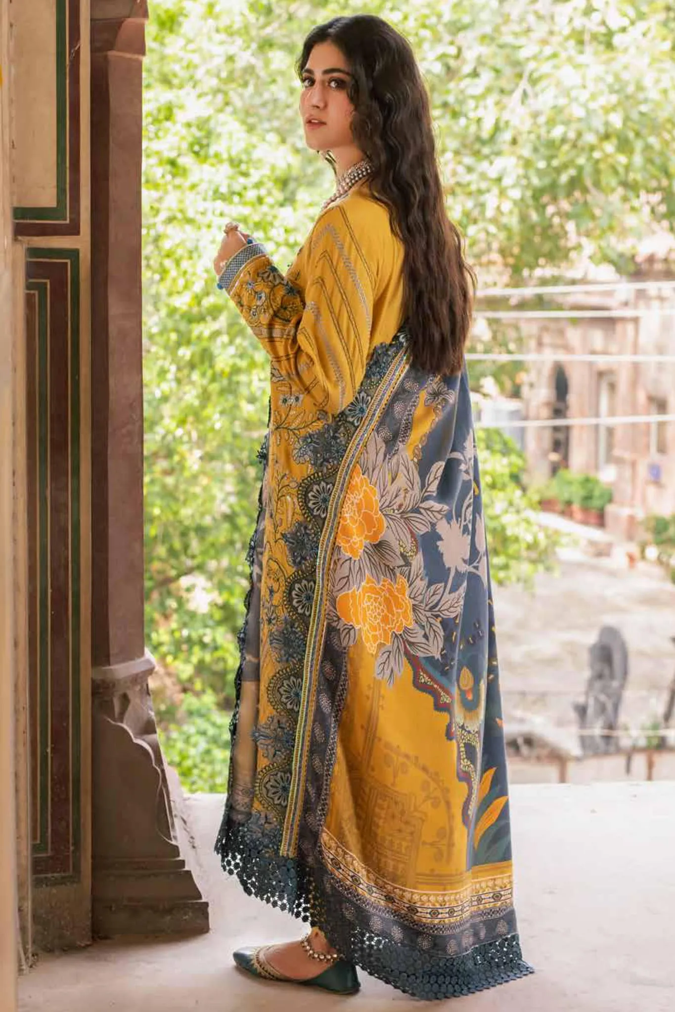 Maya by Nureh Unstitched 3 Piece Embroidered Khaddar Collection'2022-NW-66