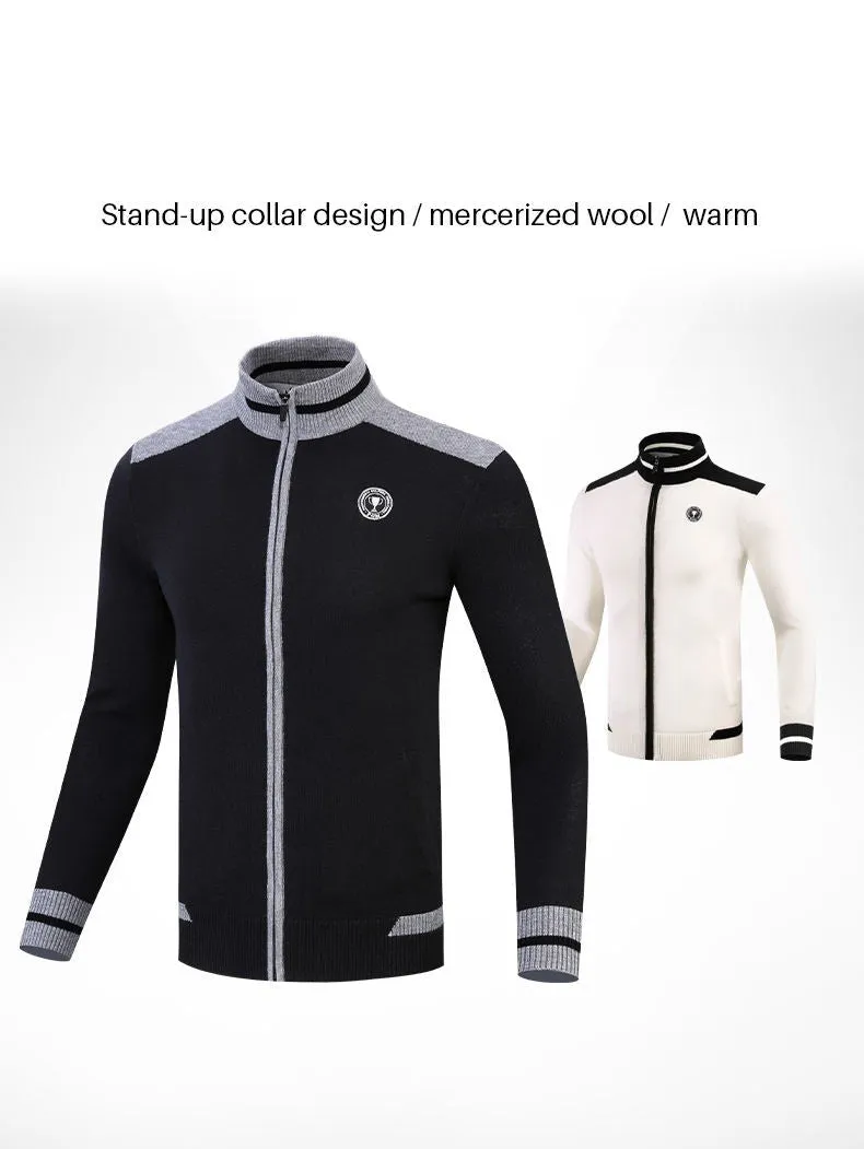 Men's Design Golf Full Zip Sweater