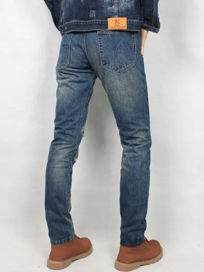 Men's Jeans Hole Straight Vogue