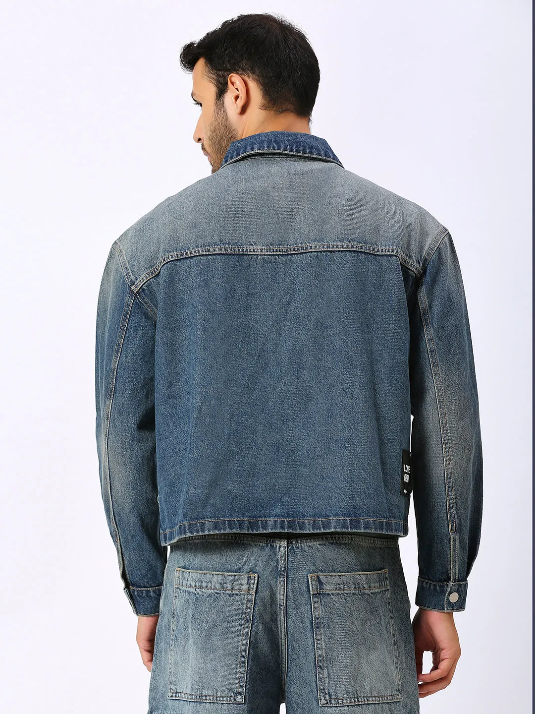 Men's Mid Blue Shacket