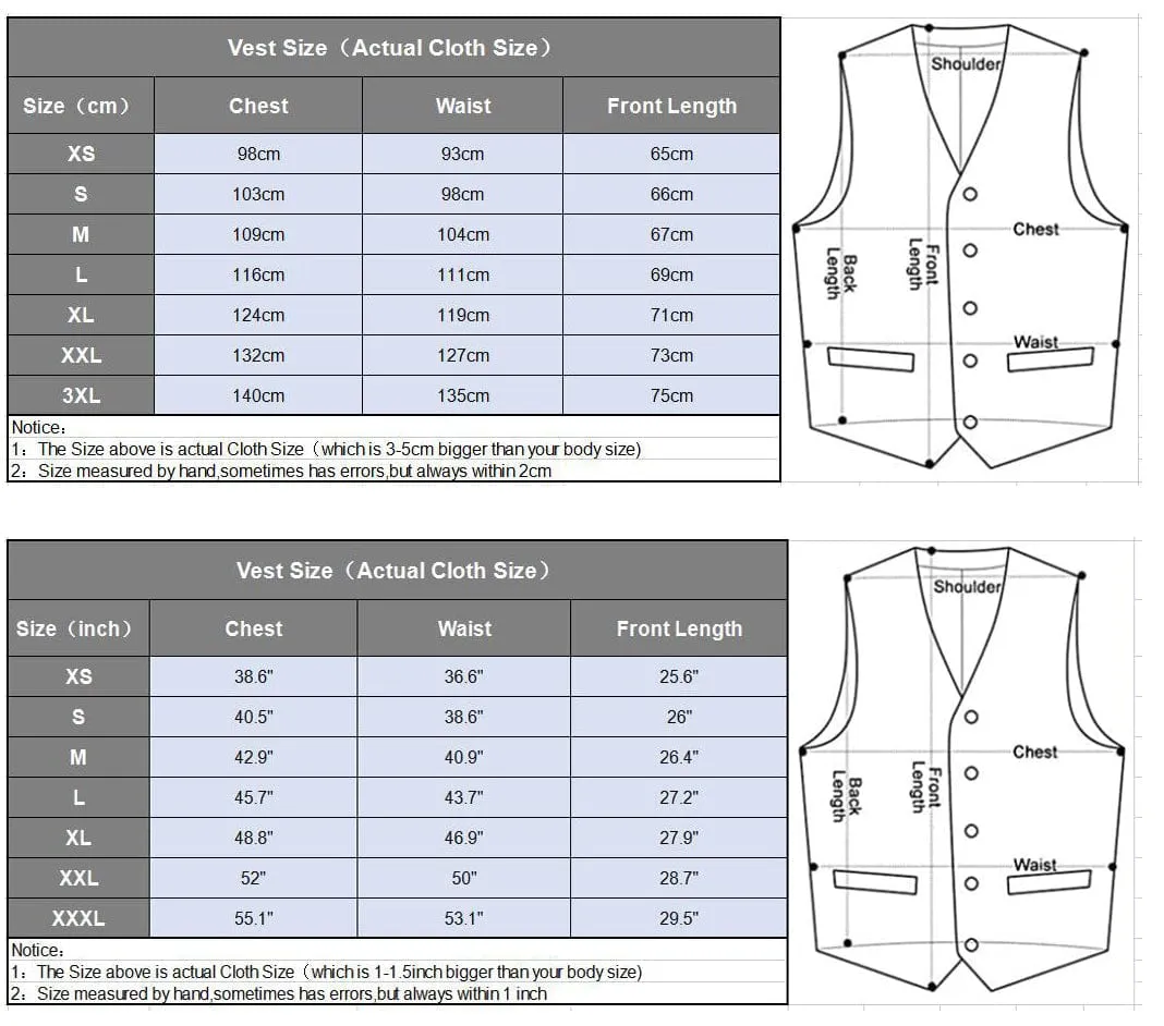 Men's Suit Vest Floral Dress V-Neck Waistcoat