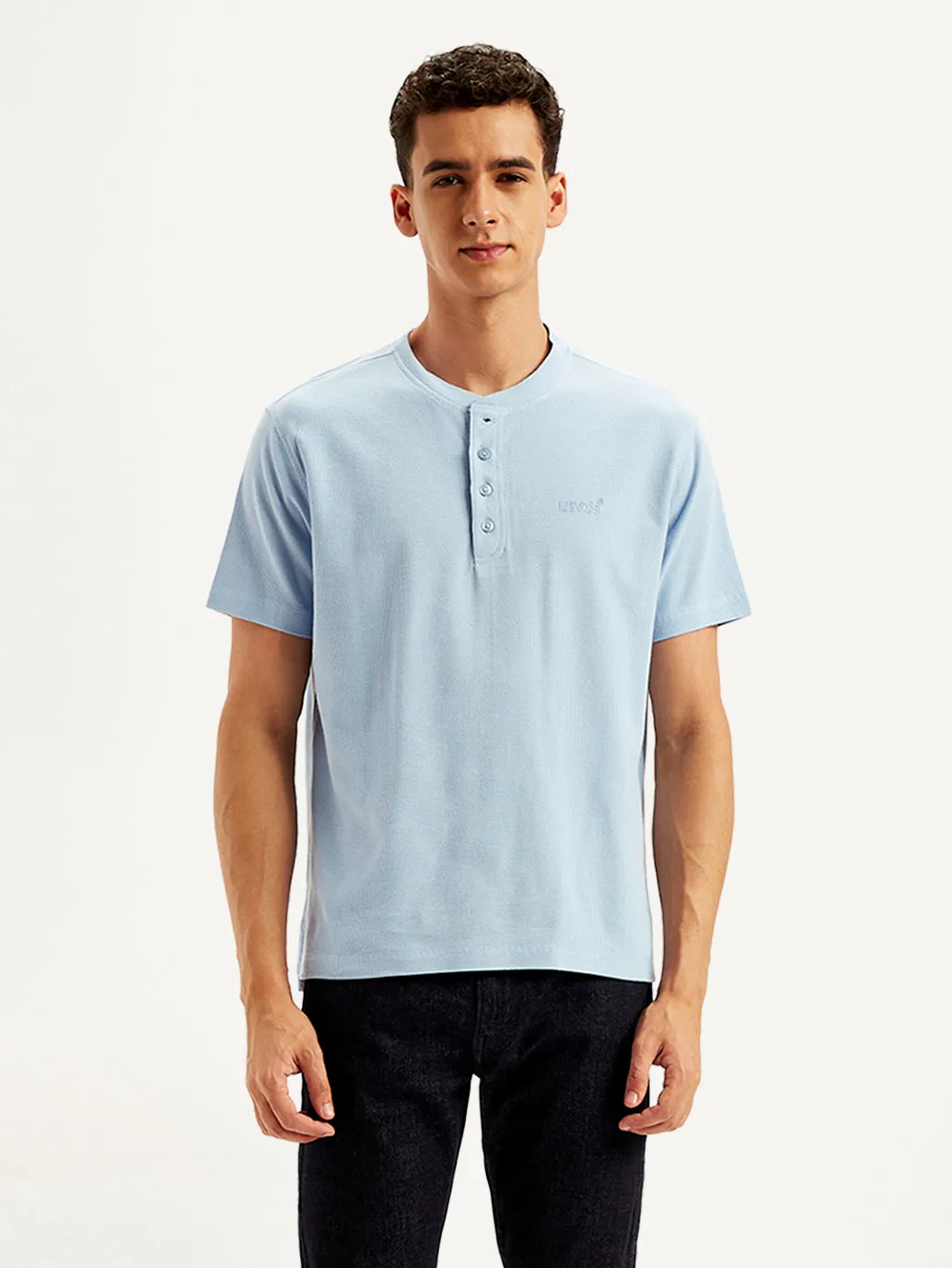 Men's Textured Regular Fit T-Shirt