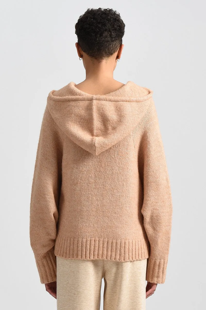 Molly Bracken Loose Knit Hoodie Sweater