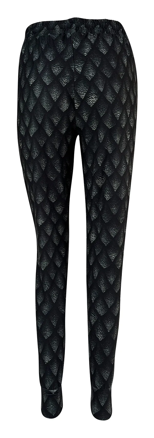 Monochrome Dragon Scales Joggers