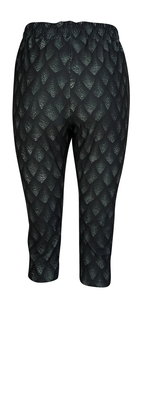 Monochrome Dragon Scales Joggers