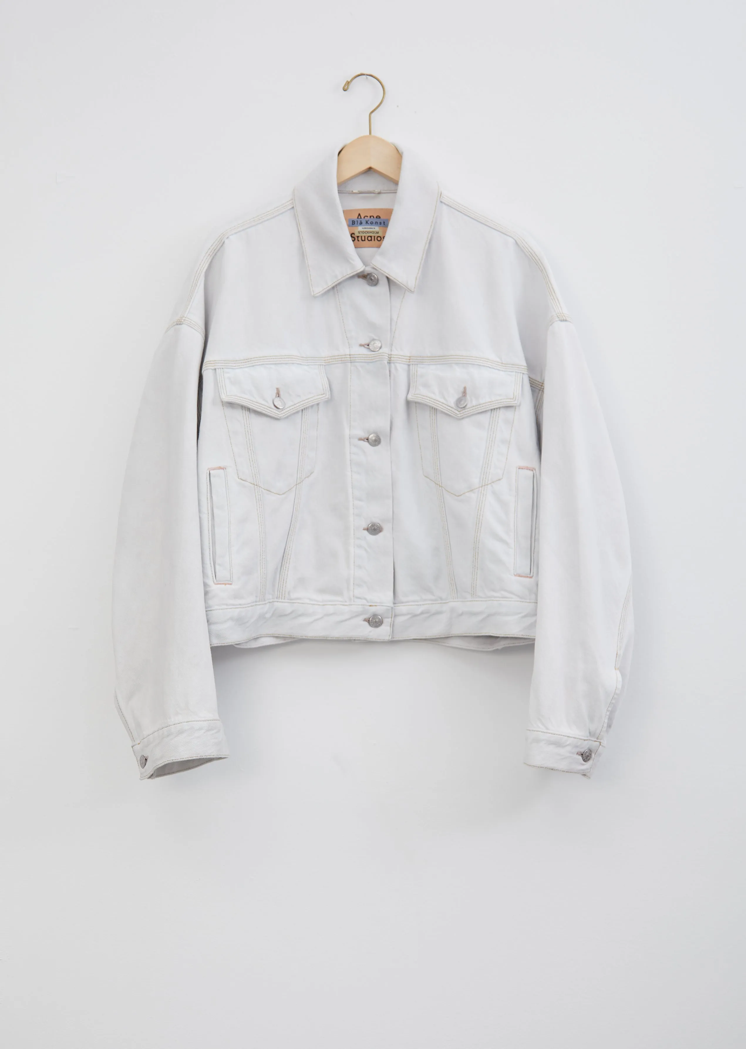 Morris Blonde Sky Oversized Denim Jacket