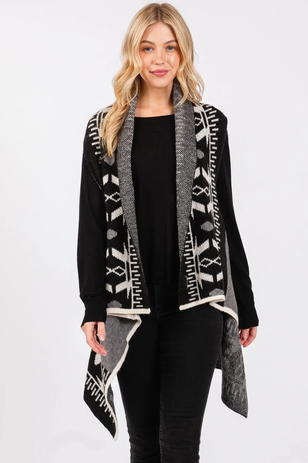 MS0402 Aztec Pattern Vest