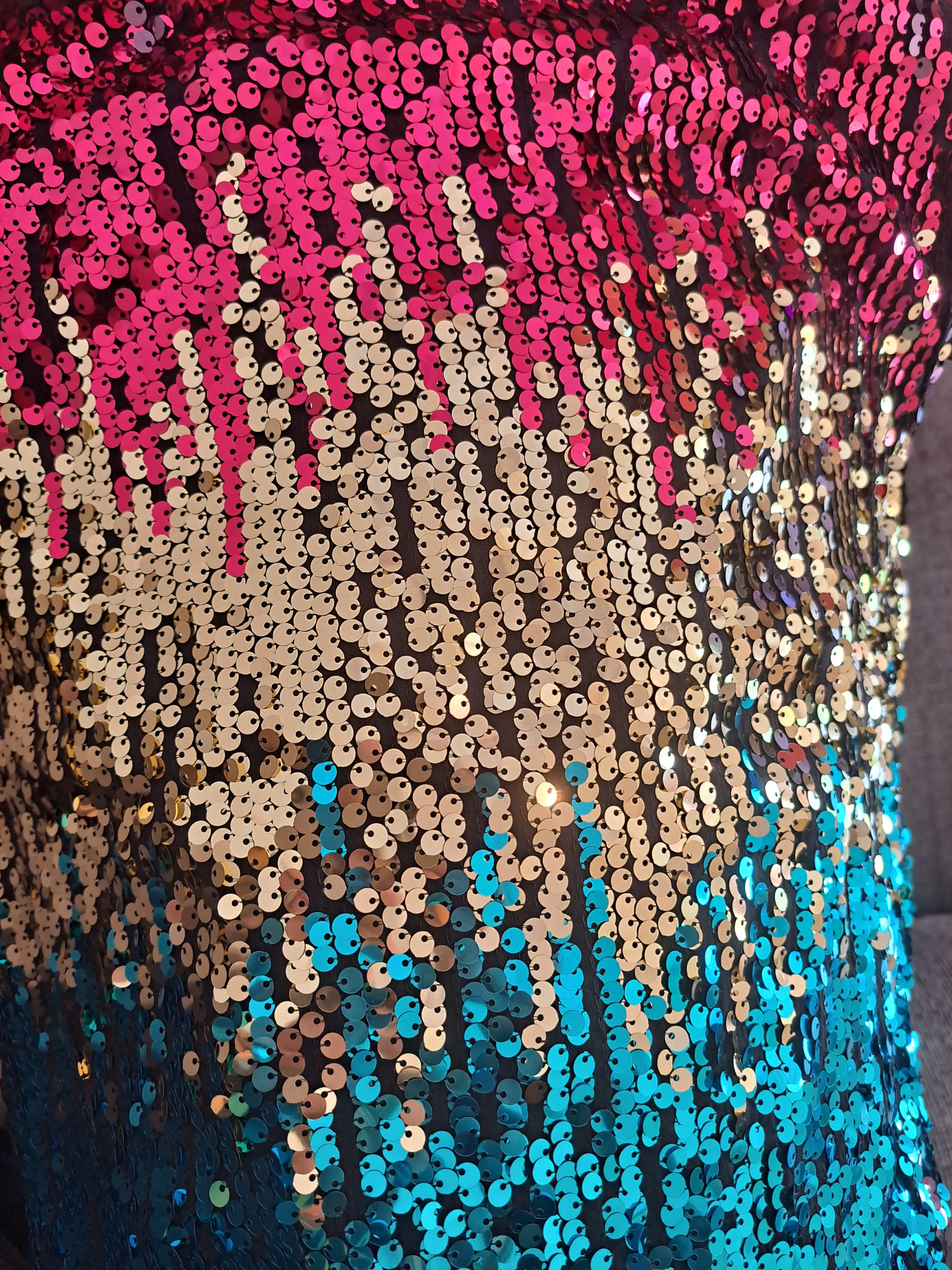 Multi Coloured Sequin Disco Jacket