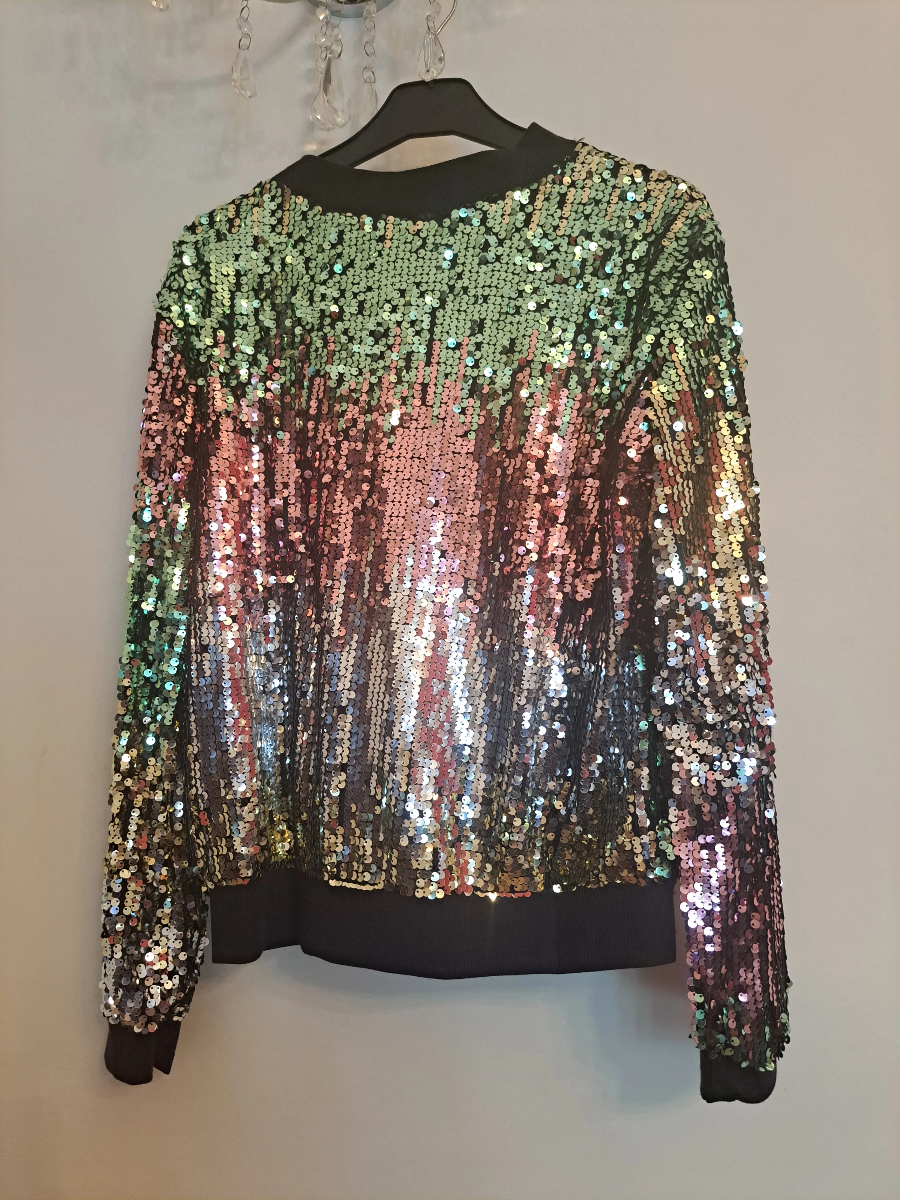 Multi Coloured Sequin Disco Jacket