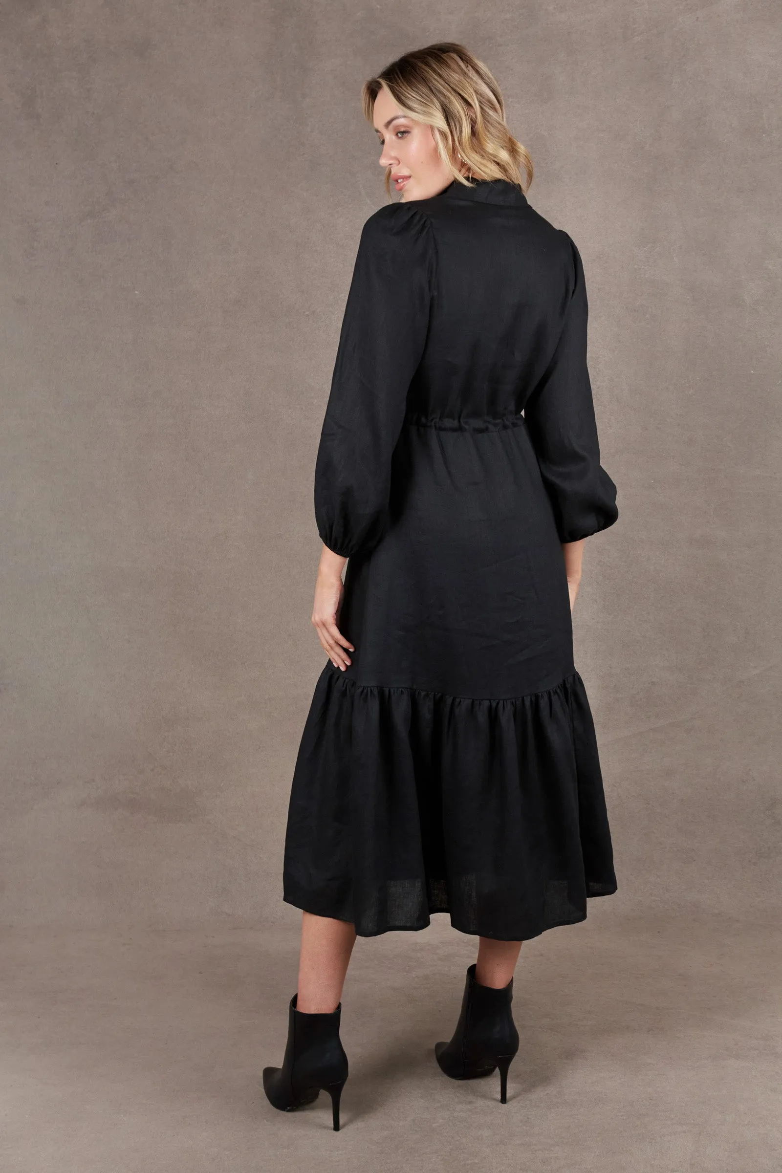 Nama Shirt Dress - Ebony