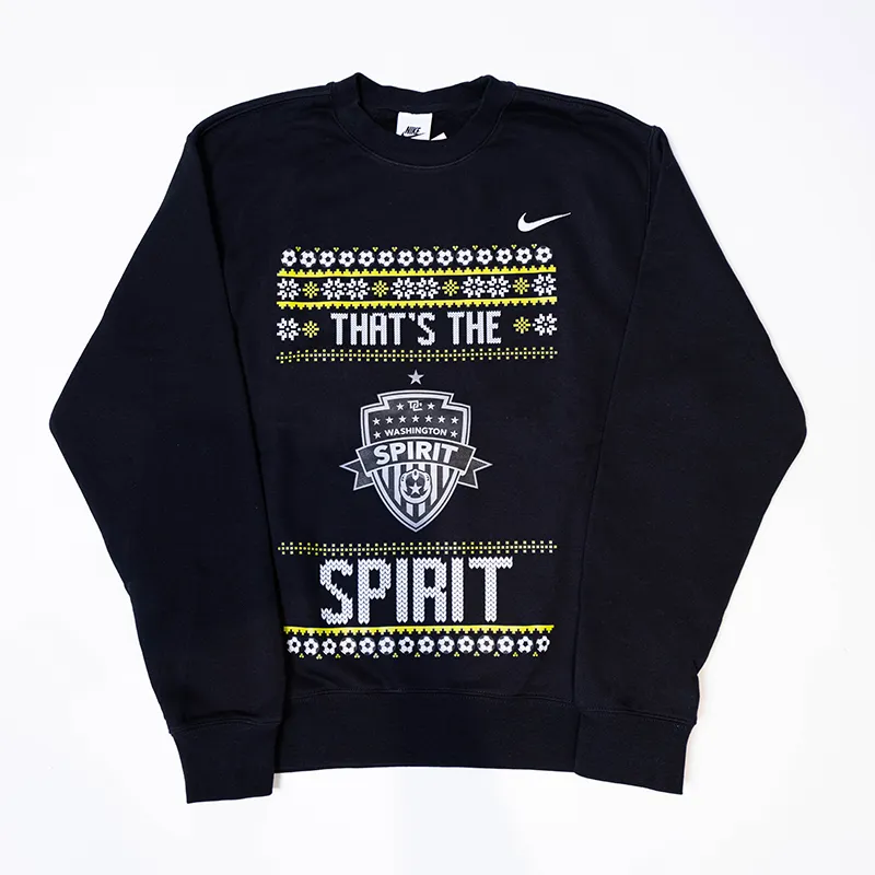 Nike 2023 Limited Edition Washington Spirit Ugly Sweater Crewneck