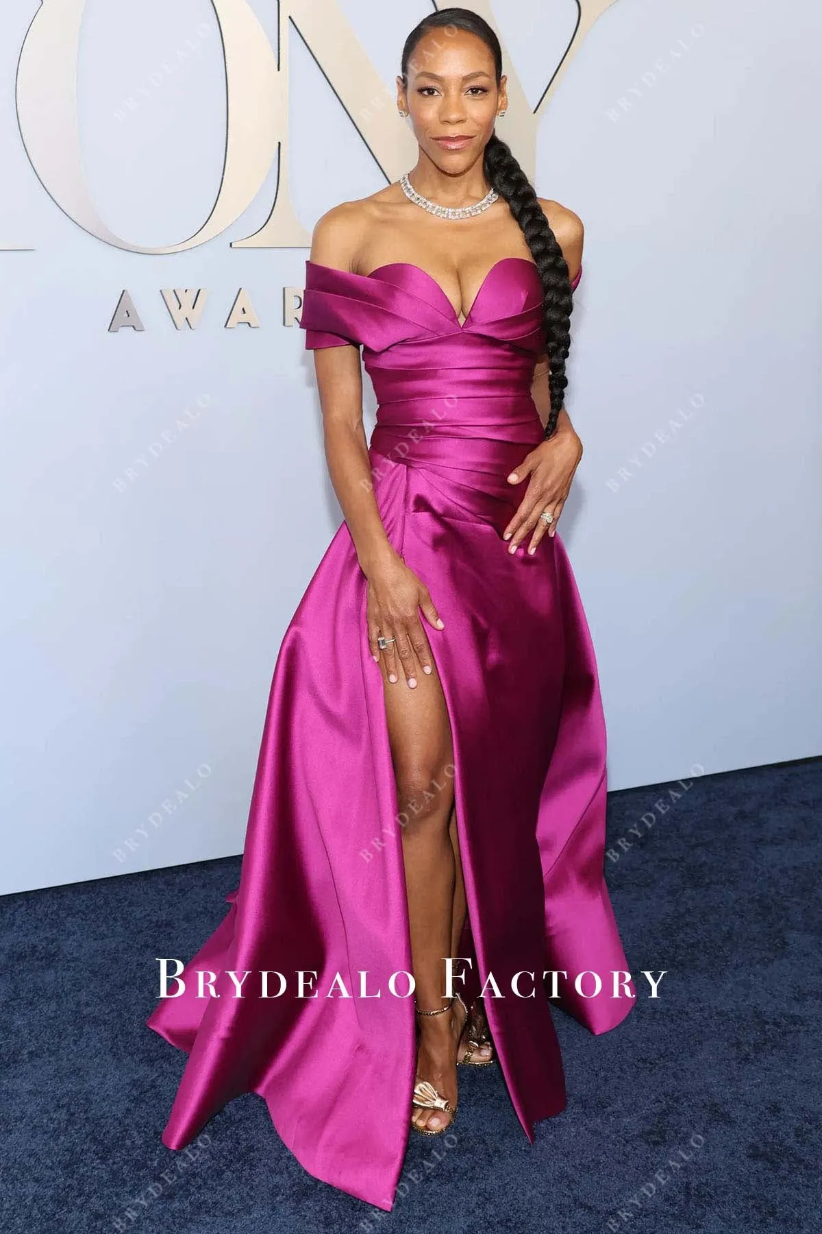 Nikki M. James Fuchsia Dress 2024 Tony Awards