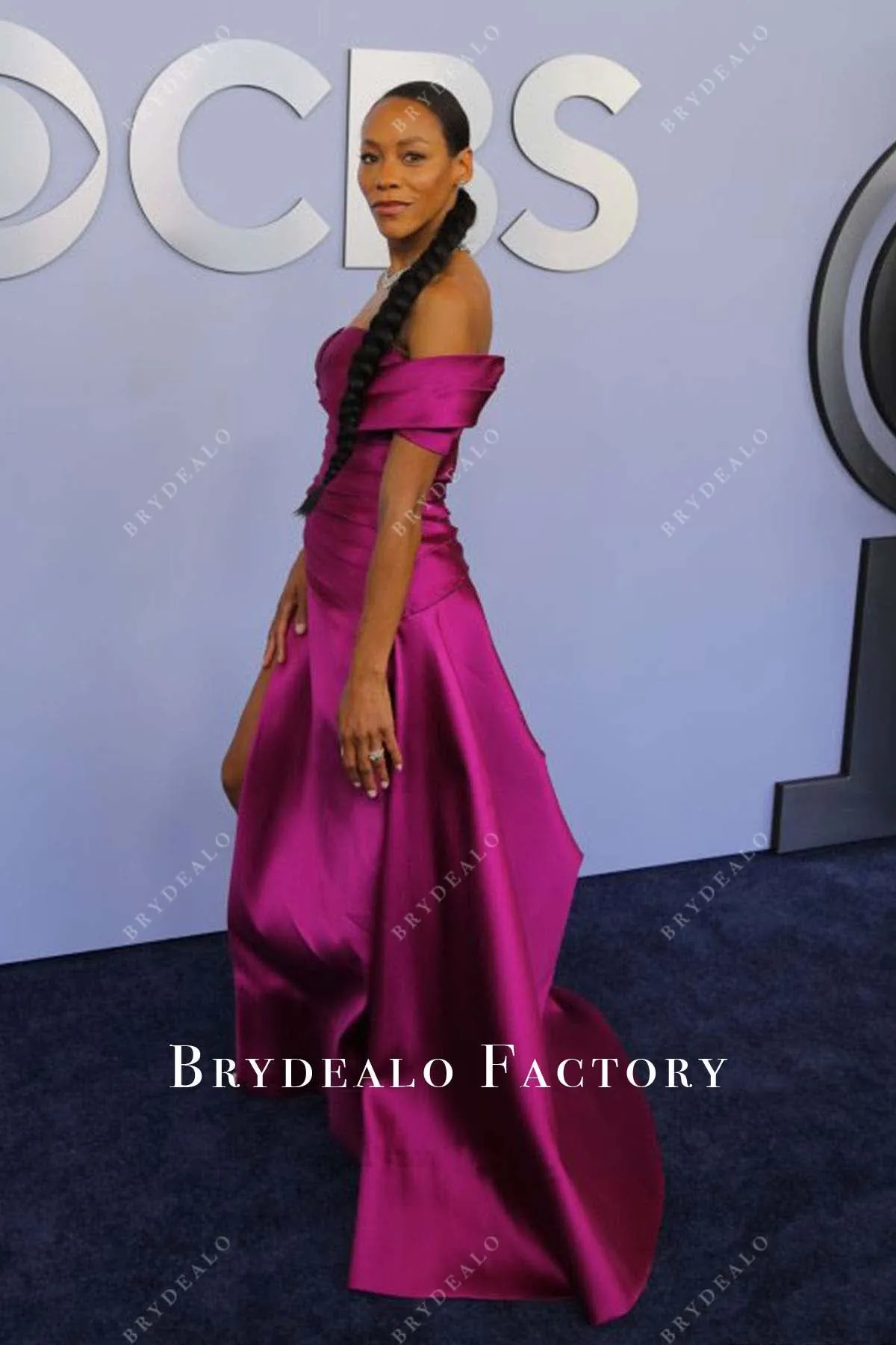 Nikki M. James Fuchsia Dress 2024 Tony Awards