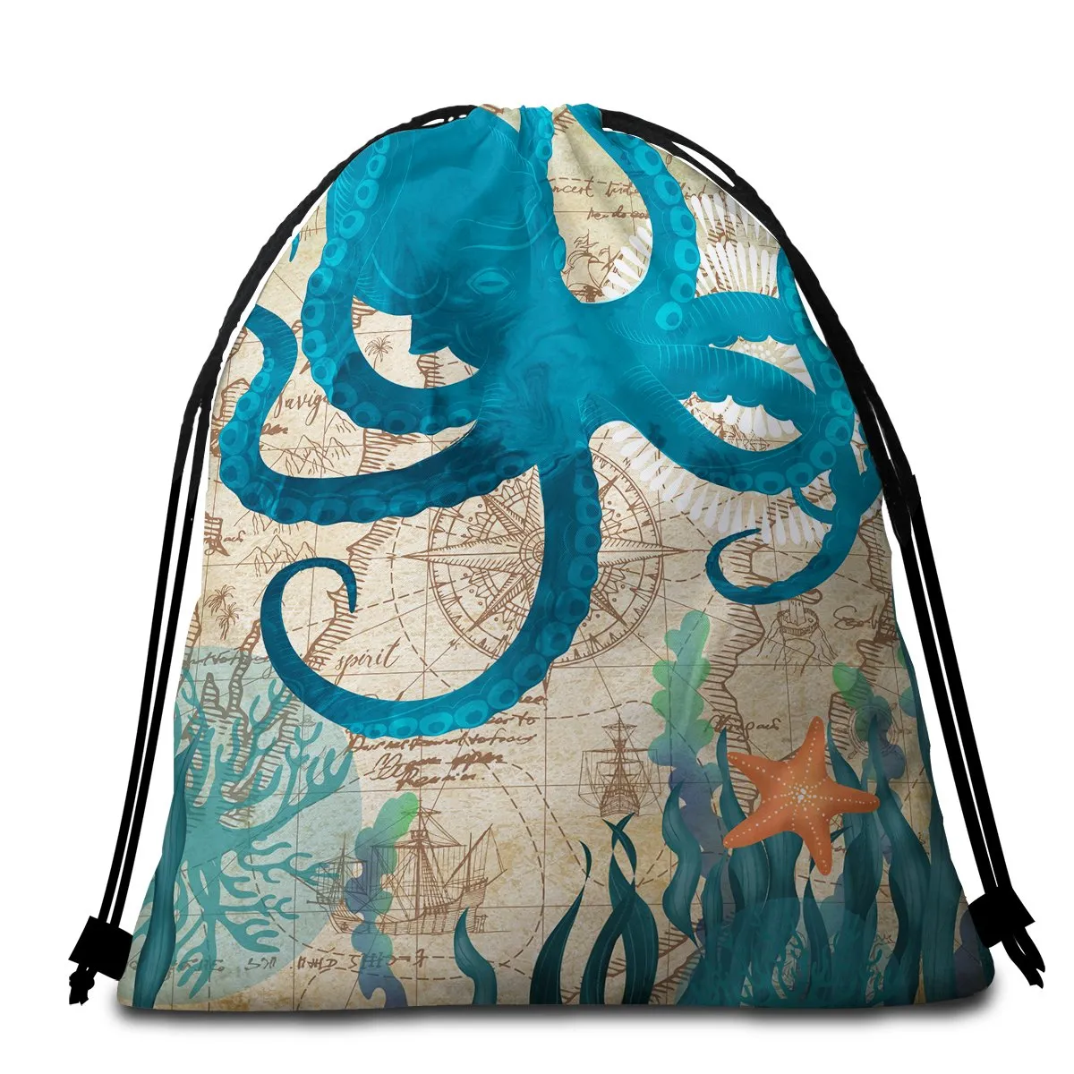 Octopus Love Towel   Backpack