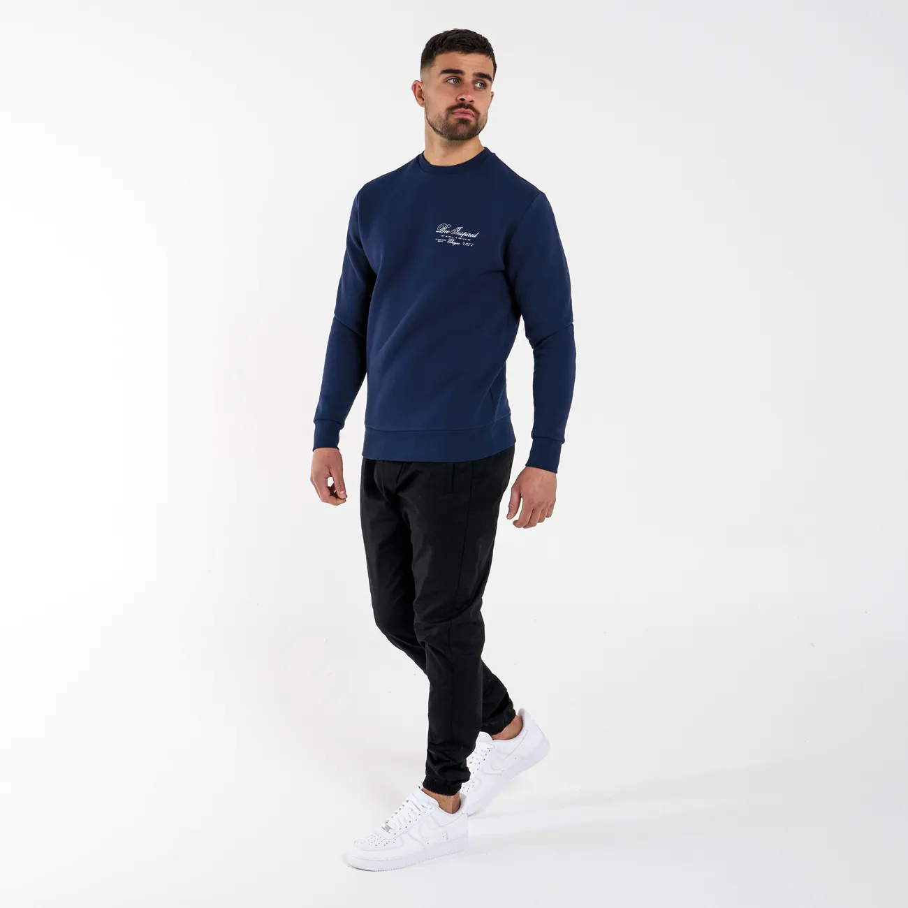 Olise Crew Sweater - Navy