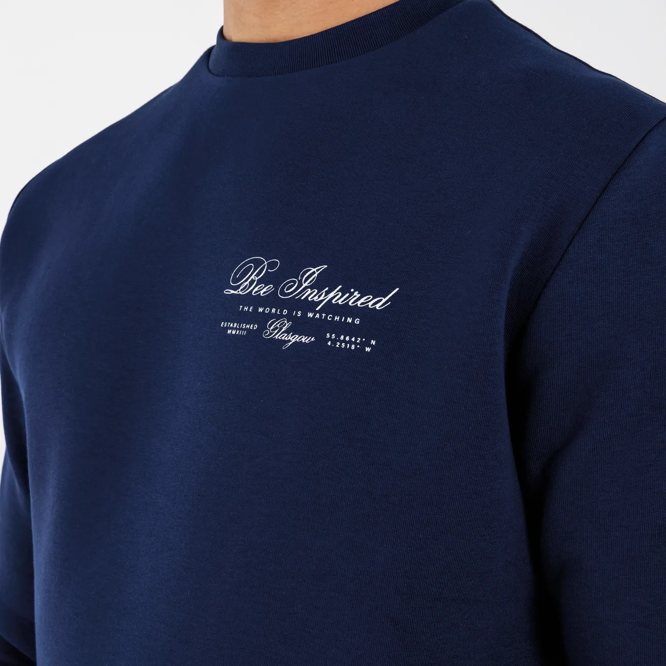 Olise Crew Sweater - Navy