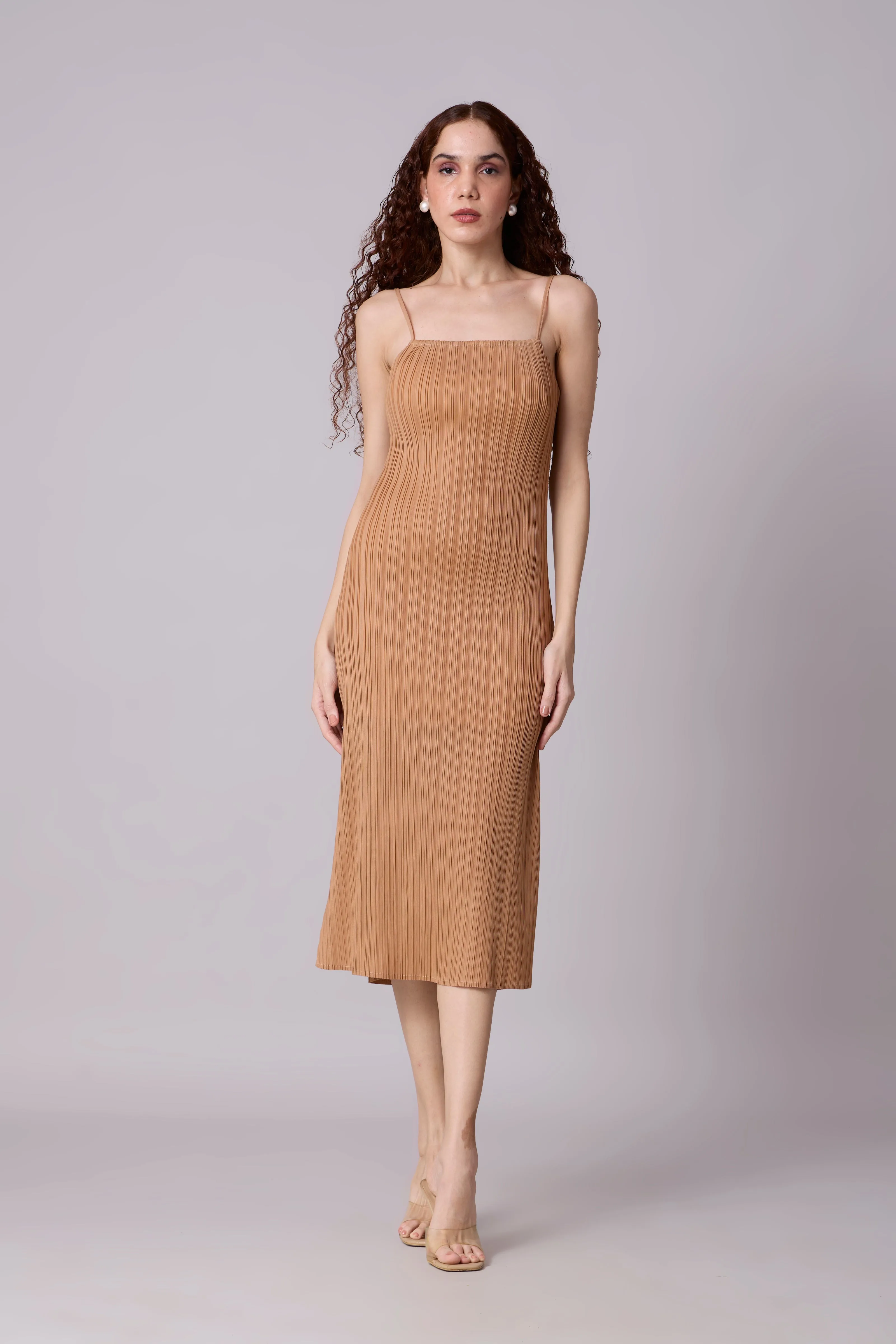 Olivia Slip Dress - Mocha