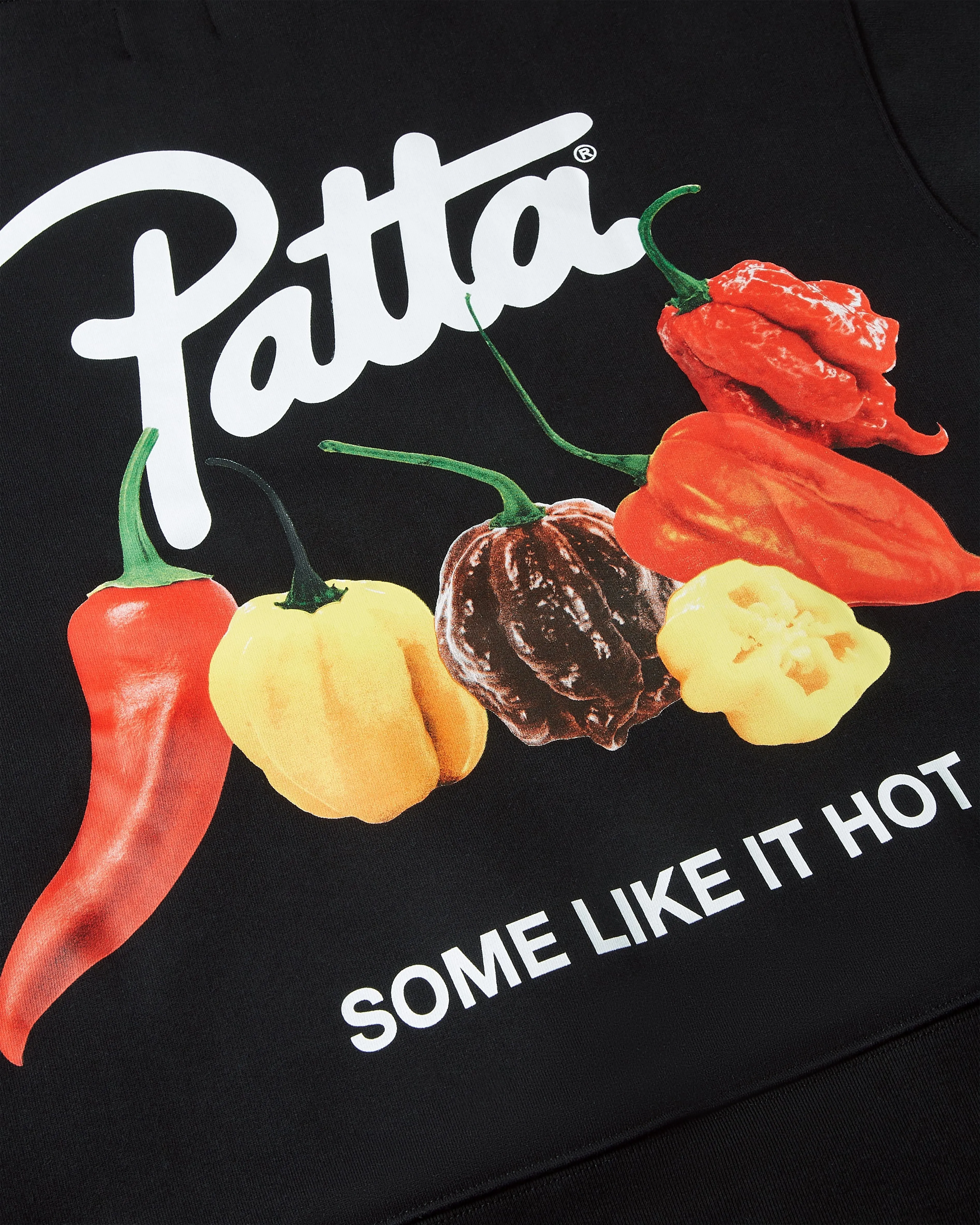 Patta Some Like It Hot Boxy Hooded Sweater (Black)