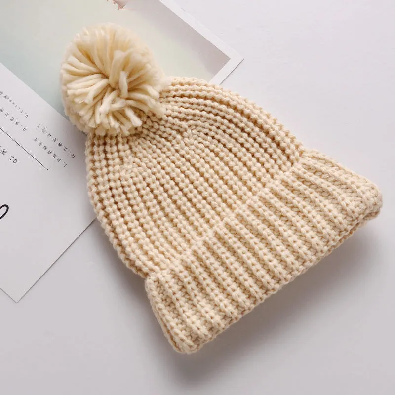 Pom Pom Winter Knitted Beanie