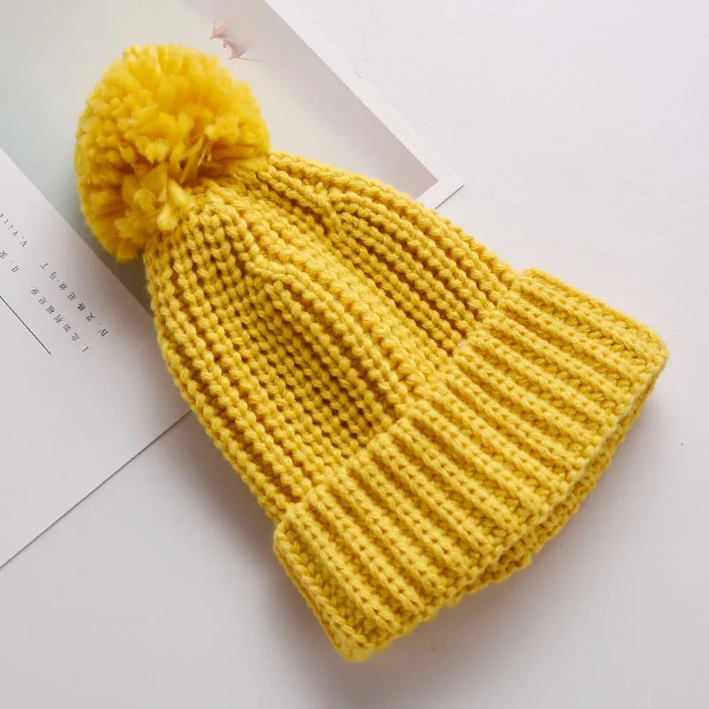 Pom Pom Winter Knitted Beanie